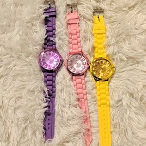 Colorful Women's Sport Jelly Wrist Watch Silicone